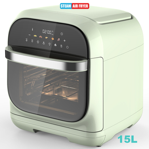 Friteuse à vapeur 15L 1635W Four Combiner vapeur avec Air Fryer Moins d'huile LED Écran tactile friteuse à vapeur numérique intelligente - Product Image 1
