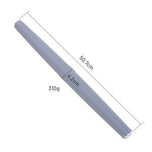 Rouleau à pâtisserie en silicone de qualité alimentaire, facile à nettoyer, antiadhésif, conique, pour la cuisine et la pâtisserie - Product Image 2