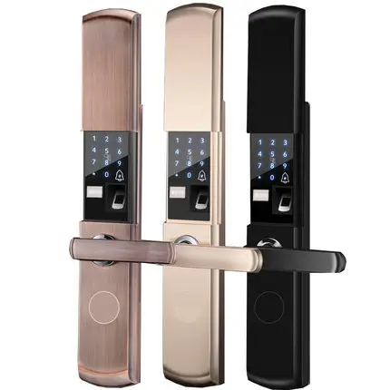 Produttore fornitore promozionale sistema di chiusura della porta dell'hotel disponibile serratura elettronica della maniglia della porta in alluminio