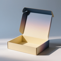 Boîtes d'emballage personnalisées avec logo imprimé, boîte cadeau pliable en carton noir, boîte d'expédition en carton ondulé avec design personnalisé