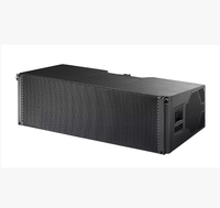 Système de sonorisation professionnel Line Array, double haut-parleur 14 pouces 3 voies haute sensibilité pour stades et spectacles en extérieur