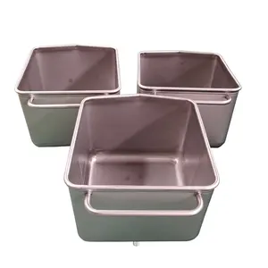 Stainless Steel Meat Trolley Cart Hopper Meat Trolley Meat Hopper