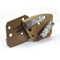 Outils de segment de meulage diamanté ASL Blastrac, disque abrasif, meulage du béton, diamant + poudre métallique, haute efficacité de meulage, OEM