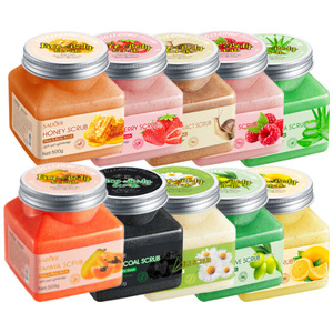 <span class=keywords><strong>Scrub</strong></span> Viso e Corpo Naturale OEM SADOER, Etichetta Privata, Vegano, Detergente, Sbiancante, Esfoliante, Cura della <span class=keywords><strong>Pelle</strong></span> Biologica <span class=keywords><strong>alla</strong></span> Frutta - Product Image 1