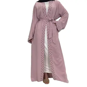 Custom Wholesale Muslim Ladies Ethnic Clothing Manufacturer Spring Summer Abaya Design