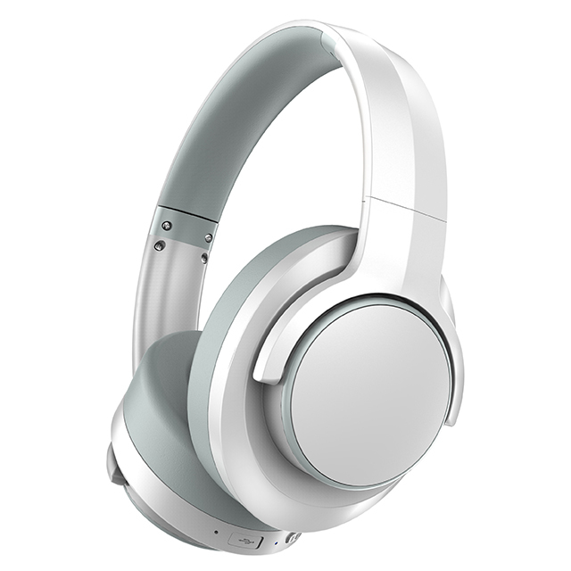 Low Moq Elegant ANC Wireless Earphone Over-ear Private Label Headphones with Inbuilt Microphone