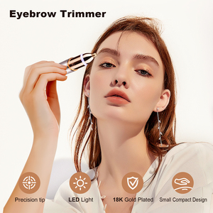Conduroma Tondeuse à sourcils et rasoir facial rechargeable 2 en 1 pour femmes, épilateur facial indolore pour femmes - Product Image 4