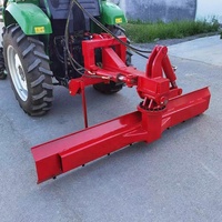 Niveleuse hydraulique de haute technologie 30-60 CV, niveleuse de terrain agricole, lame de niveleuse, boîte à racloir, tracteur à vendre