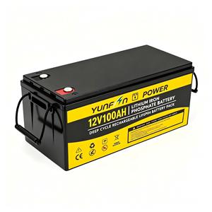 Batterie au phosphate de fer et de lithium 12,8 V 100 Ah, 5000 cycles, remplace les batteries au plomb-acide pour le stockage d'énergie domestique - Product Image 5