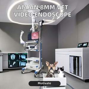कुत्तों/बिल्लियों के लिए पोर्टेबल 8 मिमी पशु चिकित्सा वीडियो एंडोस्कोप-लचीला गैस्ट्रोस्कोप बायोप्सी चैनल पुनः प्रयोज्य संदंश निदान - Product Image 3