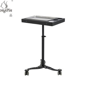 Dongpin Salon <b>Trolley</b> Metal <b>Tool</b> Cart With Tray And Cup Holders For Beauty And Tattoo Use - Product Image 2