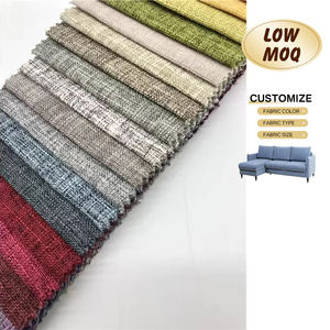 चीन कारखाने के घर सजाए लिनन के रूप कपड़े असबाब पॉलिएस्टर नकली कपड़े सोफे के लिए सोफा कवर के लिए फर्नीचर कपड़े - Product Image 1