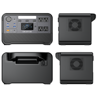 Onduleur à onde sinusoïdale pure d'usine OEM 700W 1000W 1200W avec WiFi et Bluetooth 50Hz/60Hz 110V/220V, station d'alimentation portable pour le camping