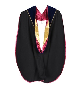 Cape <span class=keywords><strong>de</strong></span> <span class=keywords><strong>doctorat</strong></span> personnalisée <span class=keywords><strong>de</strong></span> haute qualité, en velours <span class=keywords><strong>de</strong></span> luxe, pour la cérémonie <span class=keywords><strong>de</strong></span> remise des diplômes universitaire - Product Image 4