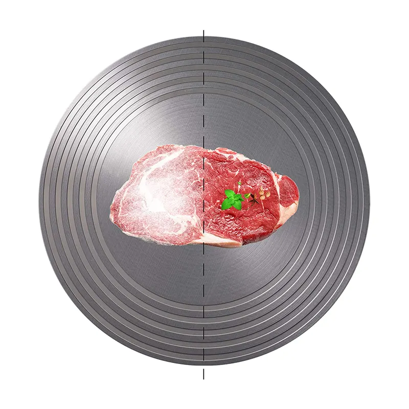 2024 Kitchen Home Defrost Tray Frozen Food Meat Defrost Tray Quick Thaw Hot Plate Meat Environmental Tools