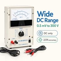 Voltmètre CC 0,5 mV 300 V, large plage de tension CC, précision 2,5, échelle DB, pour l'enseignement de la physique, laboratoire scolaire, étudiant