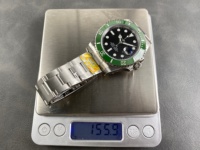 Montre mécanique étanche de qualité supérieure 41 mm en acier 904L, mouvement ARF factory 3235, montre de plongée en céramique verte