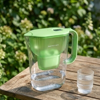 Carafe filtrante à eau certifiée ROHS 3,5 L en ABS de qualité alimentaire, purificateur d'eau portable pour la maison et les voyages