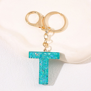 Chaîne de suspension pour tasse d'<span class=keywords><strong>eau</strong></span> et porte-clés à vingt-six lettres, style luxe léger et simple, pendentif de sac pour femme au design original - Product Image 5