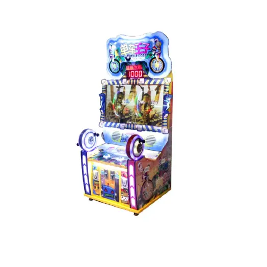 Münz betriebene einrädrige Fahrrad-Arcade-Lotterie Indoor Ticket Park Einlösung Spiel automat Zum Verkauf
