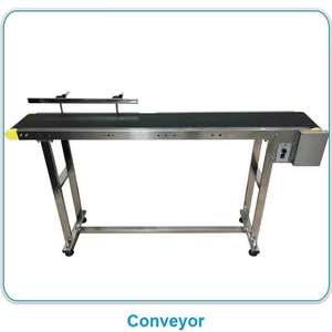 สายพานลำเลียงมาตรฐาน 1.5 ม. ผลิตในจีน ขายดี ความกว้าง 30 ซม. สำหรับเครื่องพิมพ์อิงค์เจ็ทอุตสาหกรรม สายการผลิตบรรจุภัณฑ์ - Product Image 1