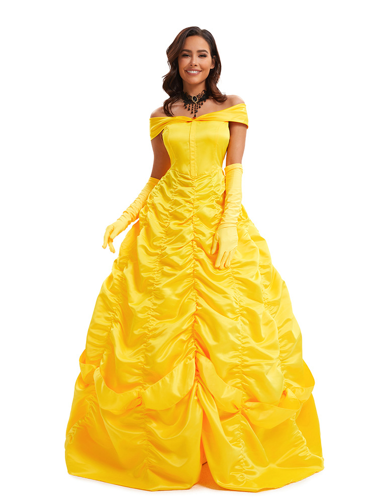 9012 yellow belles big skirt