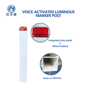 Marcador <span class=keywords><strong>de</strong></span> Posición Reflectante LED <span class=keywords><strong>Solar</strong></span> Portátil <span class=keywords><strong>de</strong></span> Fácil Instalación para Tuberías Cuadradas <span class=keywords><strong>de</strong></span> Material Compuesto para Uso en Carreteras - Product Image 2