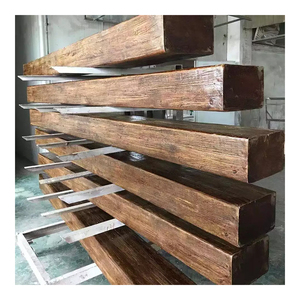 วัสดุก่อสร้างยูรีเทนโฟมไม้คานอาคารโครงสร้างไม้คานโฟมเพดานคานสำหรับตกแต่งเพดานบ้าน - Product Image 1