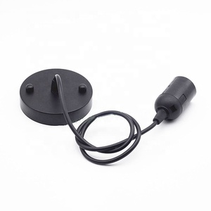 Support de lampe E27, <span class=keywords><strong>fil</strong></span> <span class=keywords><strong>suspendu</strong></span>, support de lampe, abat-jour, <span class=keywords><strong>fil</strong></span> pour lustre, accessoires d'éclairage - Product Image 3