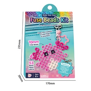 Kit de perles à fusionner interactif pour la cohésion familiale, ensemble de perles créatives pour l'expression artistique, pour les activités créatives du week-end entre parents et enfants - Product Image 6