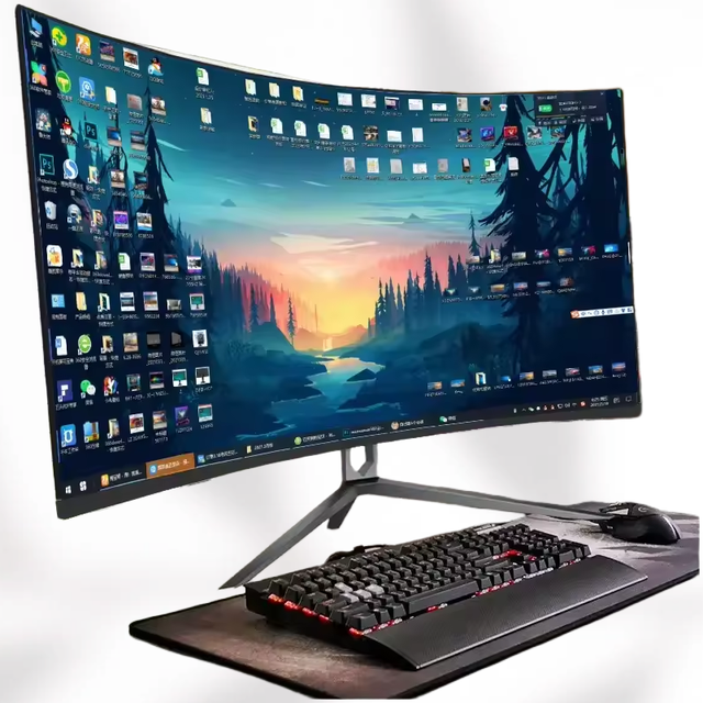4k Monitor 24 27 32 Inch Lcd Monitors Curved Borderless Professional Gaming Monitors 34 Inch