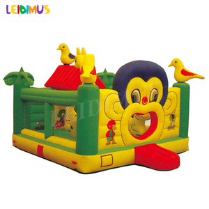 <span class=keywords><strong>Zoo</strong></span> bosque animal Estilo Casa de rebote Safari <span class=keywords><strong>coche</strong></span> de carreras castillo hinchable con tobogán selva aventura Castillo de salto - Product Image 6