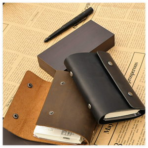 Cuaderno Retro de Cuero Genuino Cosido con Hilo, 200 Páginas, Libro de Notas, Diario de Viaje con Diseño de Caballo Salvaje, Tamaño A7 - Product Image 5