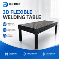 Plateforme de soudage 3D Meisida D28 pour charges lourdes, en acier Q355 nitruré au plasma, taille personnalisée, sans alimentation électrique, pour le soudage de châssis de véhicules tout-terrain