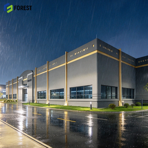 Estructura de Acero para Centro de Datos de Gran Escala con Tecnología IA, Viga en H, Certificación AISC, Estándar Estadounidense 100x200, Estructura para Almacén/Depósito - Product Image 1