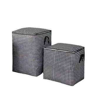 Wholesale New Fabric Large Capacity 66L 90L, Seasonal Clothing Wardrobe Storage Finishing Boxes Storage bags/