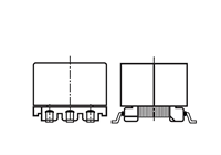B82804A0474A125 EPCOS TDK transformateurs d'impulsion d'usine d'origine 473uH porte lecteur montage en Surface 100% nouveau