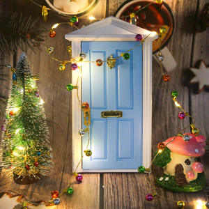 Xicheng 크리스마스 총알 구슬 체인 전기도금 전구 플라스틱 라이트 스트링 트리 장식 미니 네온 라이트 모드 - Product Image 3