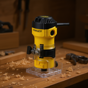 Stanley <b>Power</b> Router 1/4 In Collet Variable Speed Woodworking <b>Tool</b> - Product Image 3