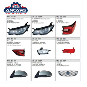 Piezas de carrocería para <span class=keywords><strong>MG</strong></span> <span class=keywords><strong>ZS</strong></span>, faro trasero, parachoques, rejilla, capó, guardabarros, soporte de parachoques, cubierta de motor, Reflector, tanque de agua - Product Image 2