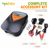 HPSFENCE OEM/ODM Elektrische Omheining Energizer 6J 15V LCD Display IPX6 Behuizing met Adapterkabel voor Ranch Omheining Klaar voor Gebruik