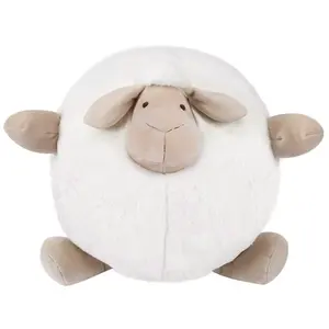 Kustom profesional mainan boneka mewah pabrik domba bantal lempar bantal lembut hadiah ulang tahun anak-anak boneka lembut hewan kustom