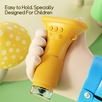 Microscopio de Juguete con Zoom de 1000X, Microscopio Digital para Niños, Microscopio de Mano para Estudiantes, Compatible con Computadoras