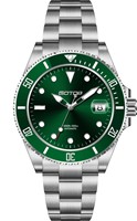 Montre mécanique de luxe 41 mm, automatique, lumineuse, étanche 300 m pour homme, montres mécaniques, Reloj Uhren