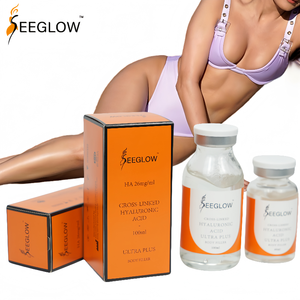 Seeglow 100ml Gel d'<span class=keywords><strong>acide</strong></span> <span class=keywords><strong>hyaluronique</strong></span> réticulé pour l'augmentation des fesses et des seins avec effets raffermissants (26mg/ml HA) - Product Image 2