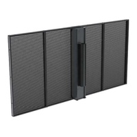 Película LED 3D holográfica transparente para publicidad, pantalla LED adhesiva de vidrio, pantalla Led súper delgada para ventana de vidrio