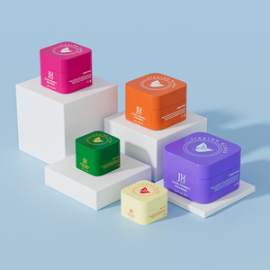 Bán Sỉ Hộp Đựng Mỹ Phẩm Rỗng Pp 5 10 20 30 50 Ml 1 Kem Dưỡng Da Lọ Kem Mỹ Phẩm Vuông Ounce Có Nắp Đậy - Product Image 2