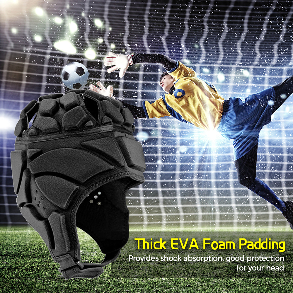 Morbido portiere casco calcio Rugby calcio portiere copricapo casco per bambini giovani adulti
