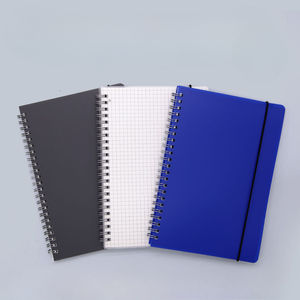 สมุดจดแบบม้วนกระดาษแบบหนาสำหรับนักเรียน A5สมุด<span class=keywords><strong>งาน</strong></span>แบบเรียบง่ายมีเส้นแนวนอนพิมพ์โลโก้ได้ตามต้องการ - Product Image 4