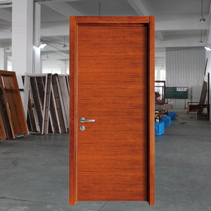 Techtop ขายดีประตูไม้ทึบหน้าประตูทางเข้าร้านกาแฟสีเข้มตรวจสอบการถ่ายโอนกันขโมยประตูไม้ทนไฟ - Product Image 2